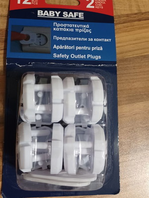 Προστατευτικά καπάκια πρίζας πακέτο 12 αχρησιμοποίητα