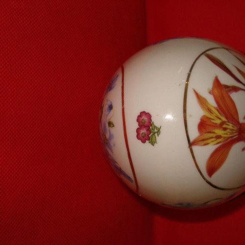 Limoges porcelain egg vintage used
