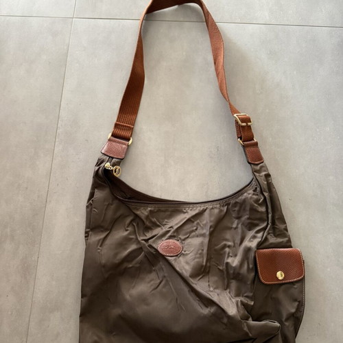 Longchamp Le Pliage Néo hobo bag, taupe brown