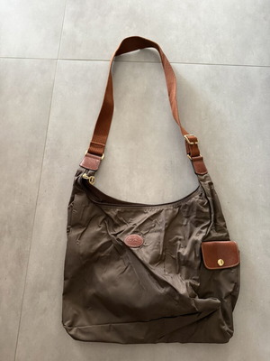 Longchamp Le Pliage Néo hobo bag, taupe brown