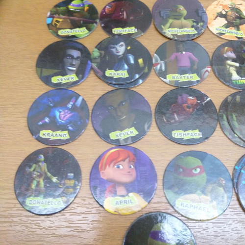 Teenage Mutant Ninja Turtles collectible caps set of 30 like new