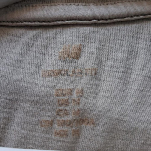 H&M beige shirt size M new and authentic
