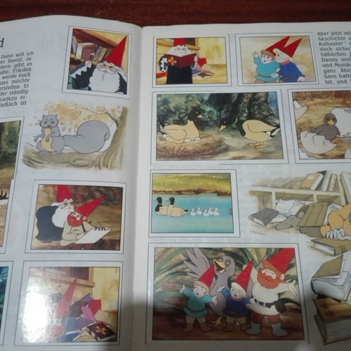 Panini David the Elf 1986 sticker album used