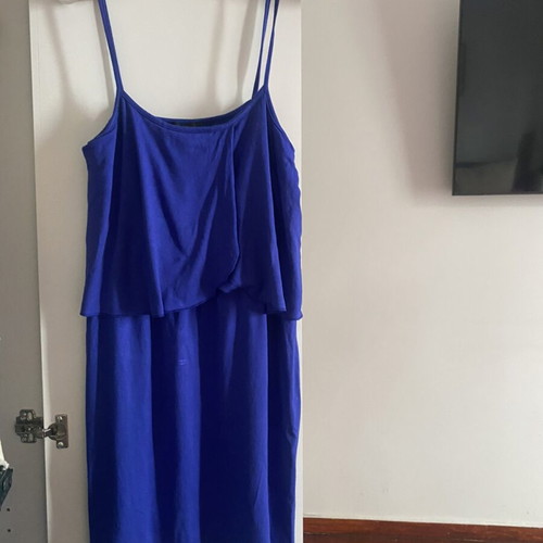 Milk & Honey midi dress royal blue size M like new