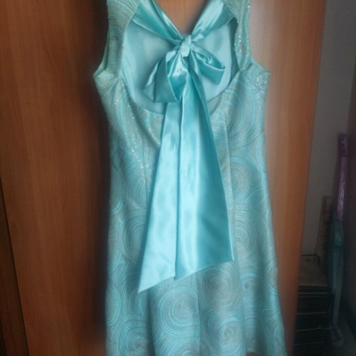 Dress turquoise like new, size XXXL