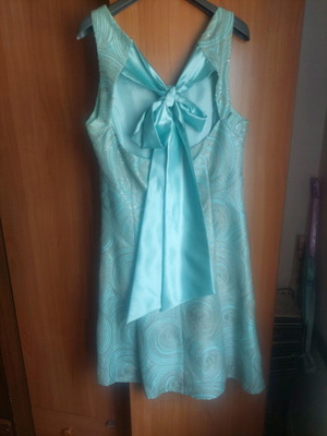 Dress turquoise like new, size XXXL
