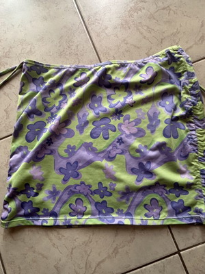 Bershka Pareo like new, green and purple, size S