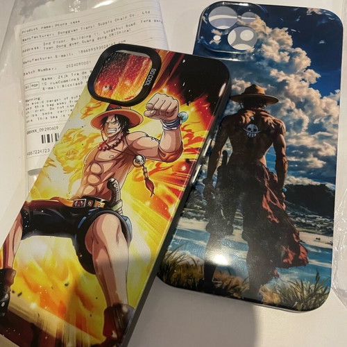 iPhone 14 Plus cases new with Ace from One Piece, set of 2