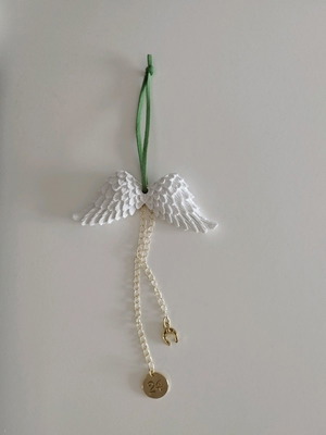 Porcelain charm wings new