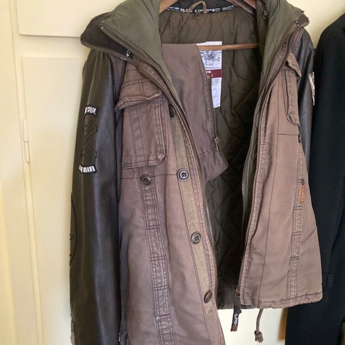 Khujo Jacket XL μεταχειρισμένο με φθορές στη δερματίνη στα μανίκια