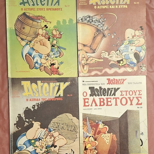 Asterix with Blue Spines Complete Series 30 Issues used