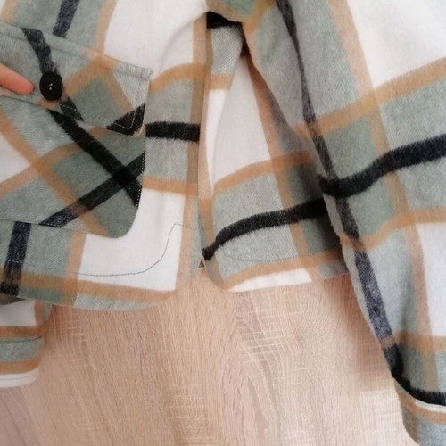 Zara jacket size M new, checkered