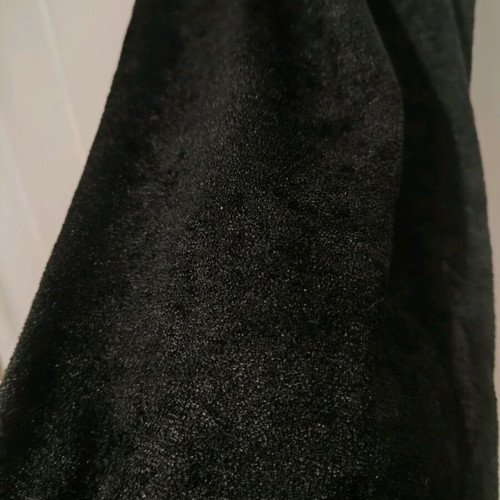 Velvet terry pants black like new, size L