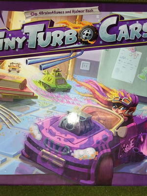 Tiny Turbo Cars like new racing board game