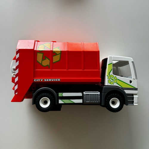 Playmobil City Life Recycling Truck 70200 like new partial set