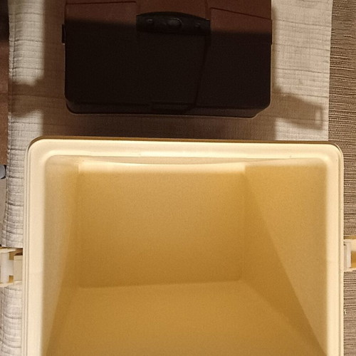 Camping Picnic Vintage Portable Cooler used with gifts