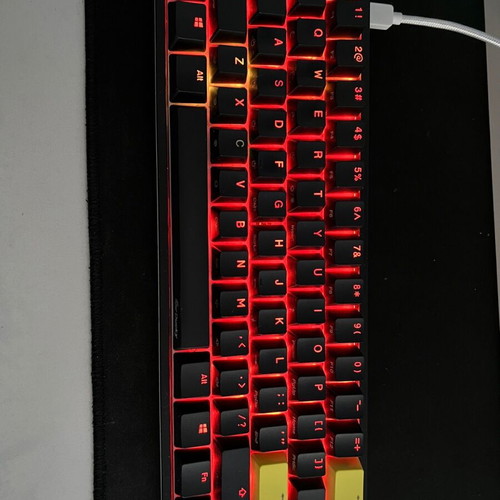 Ducky One 2 Mini like new, modded with Red switches and RGB