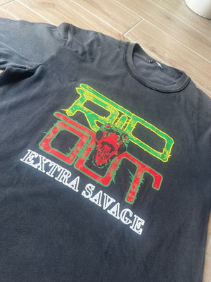 Zara Graphic T-shirt σαν καινούργιο, μέγεθος L, γκρι και πράσινο