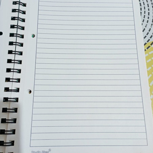 Skag Mega Classic spiral notebook, 3 subjects, B5 size, hard cover