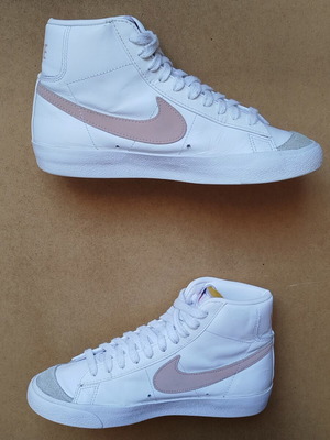Nike Blazer Mid '77 Vintage размер 38.5 бяло розово като нови