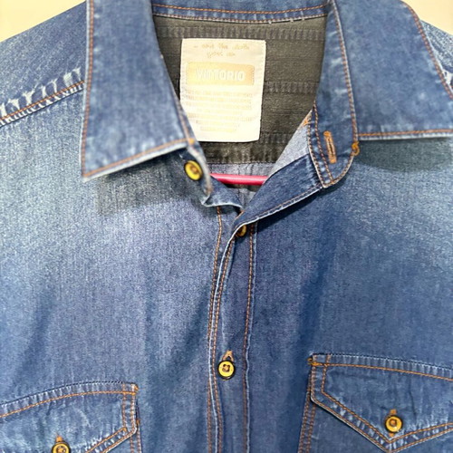 Vittorio denim shirt for teenage boy like new