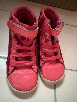 Μποτάκια αστραγάλου Puma 27 αθλητικά παπούτσια μεταχειρισμένα, κόκκινα