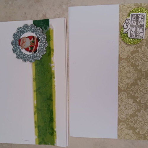 Pack of handmade Christmas cards like new