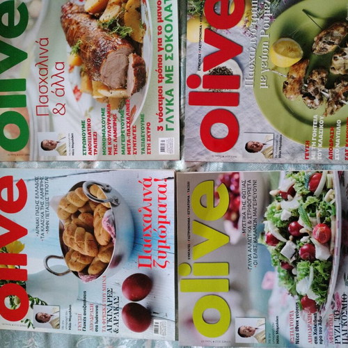 Olive cooking magazines like new, pack of 10 issues