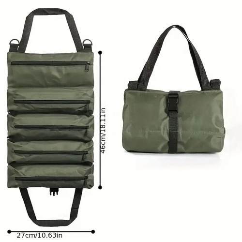 Tool bag new fabric with 5 zippered pockets