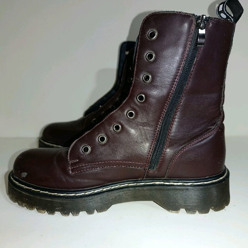 Combat boots Coolway used, burgundy, size 40