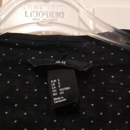 Benetton cardigan black size S like new