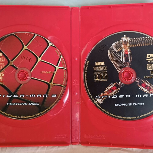 Spider-Man 2 DVD used with subtitles