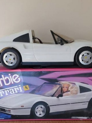 Ferrari Barbie White 1986 like new with package