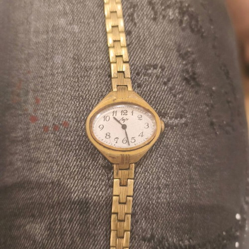Luch Women's Mechanical Watch used, gold plated, USSR vintage