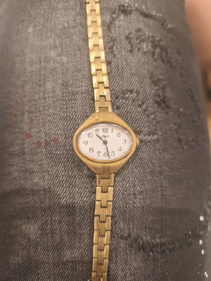 Luch Women's Mechanical Watch used, gold plated, USSR vintage
