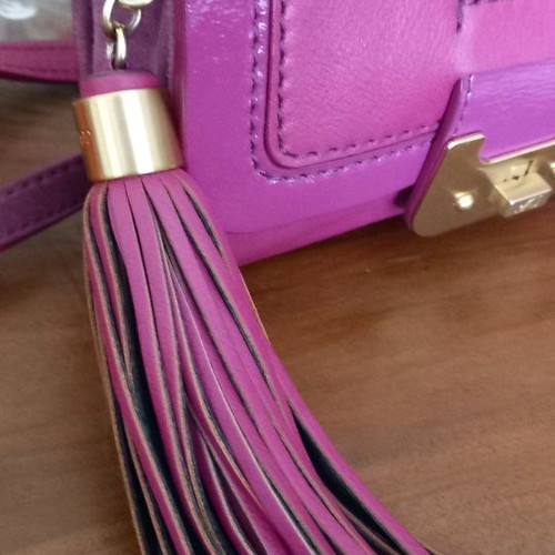 DVF leather bag beautiful