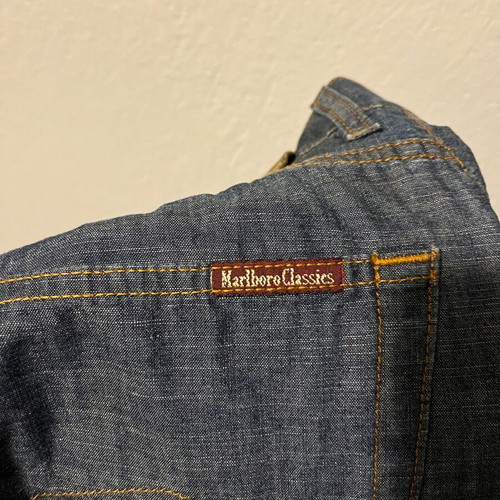 Marlboro Classics men blue jeans pants used W36 L34