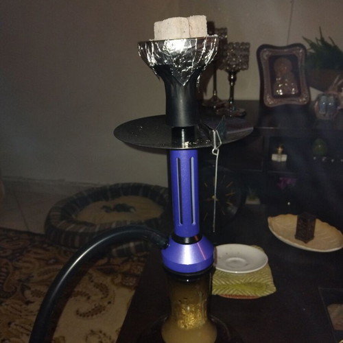 Hookah 50 cm new, complete with hose, bowl, and base