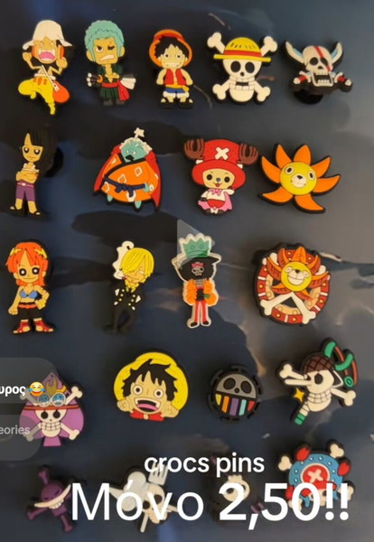 Pins για Crocs One Piece