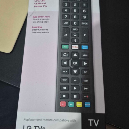 Remote control for all LG TVs new