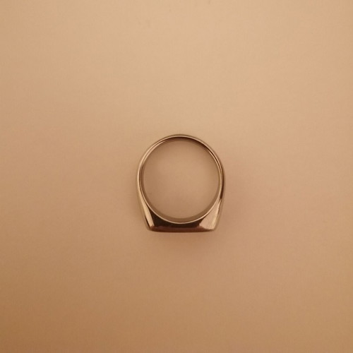 Women's ring used 1.7 cm silver