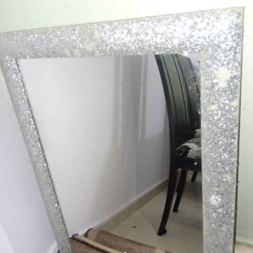 Mirror with rhinestones, slightly used, 80x60 cm horizontal