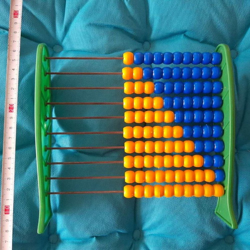 Abacus set of 3 pieces new for preschool age