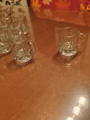 Vintage shot glasses like new, set of 11