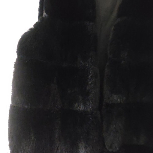 Sleeveless Fur Vest Shein lined, new, black, size L