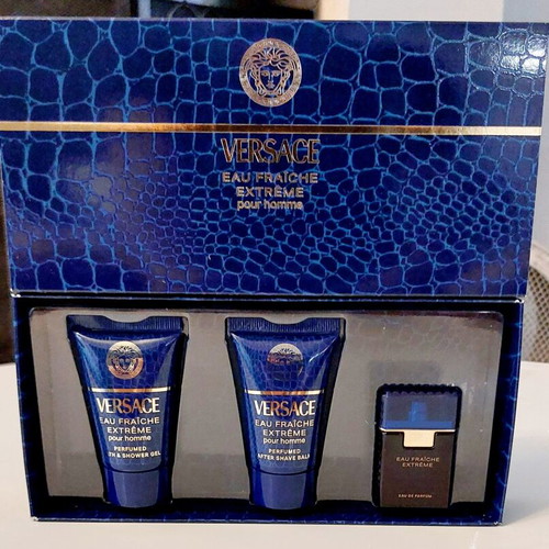 Versace Eau Fraîche Extrême Pour Homme Limited Travel Edition set new