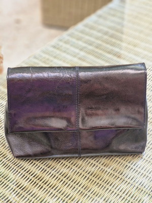 Massimo Dutti Handbag Like New Leather Clutch