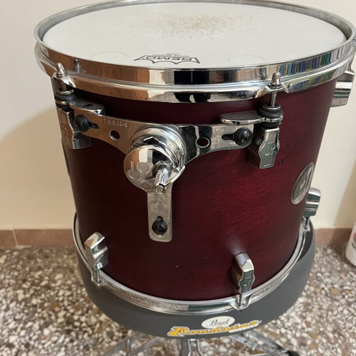 Sonor Force 2005 14” rack tom birch wood with Remo vintage skin, cherry red