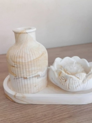 Porcelain decorative set handmade, new