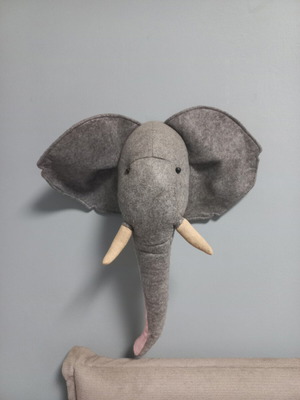 Elephant wall decoration like new, ideal for children's room